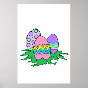 Póster Ovos da páscoa