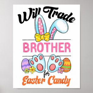 Poster Ovos de Crianças Engraçadas Vão Trocar Irmão Por D