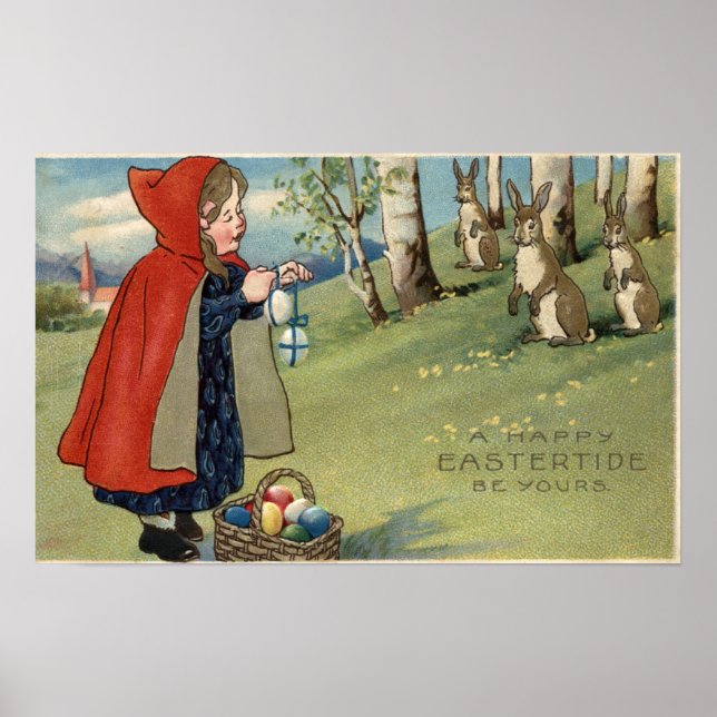 Póster Ovos de Mão-de-Ovos para Coelhos (Frente)
