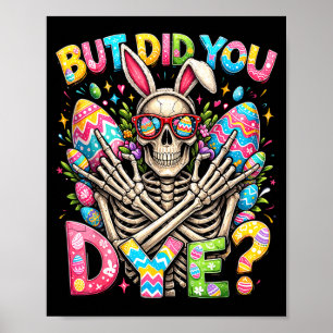 Poster Ovos de Páscoa Mas Você Tingiu Caça Engraçada Home