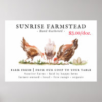 Ovos Frescos De fazenda Para Sinal Comercial De Ve