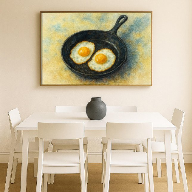 Poster Ovos Secos Clássicos Arte de Aquarela (Criador carregado)
