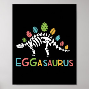 Poster Ovosaurus Páscoa Estegossauro Dinossauro Meninos C