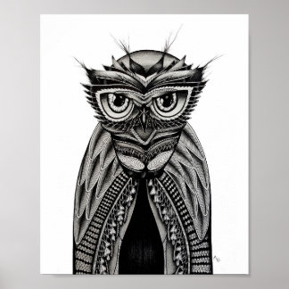 Poster Owl Art