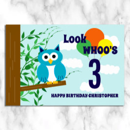 Poster Owl Birthday