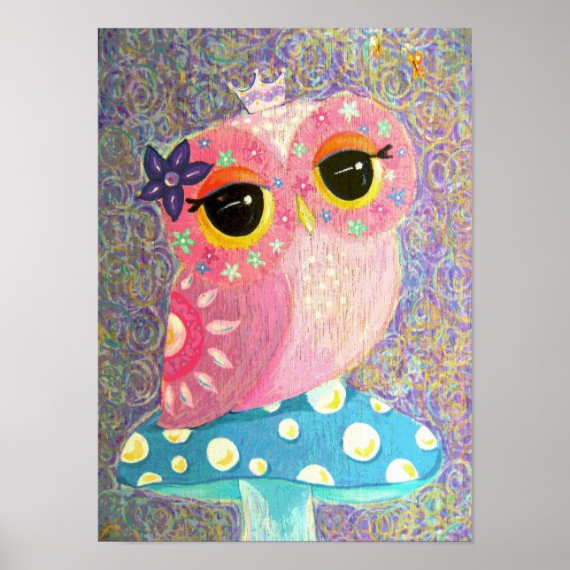 Póster Owl Fairy Princess (Frente)