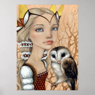 Póster Owl Maiden