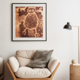 Poster Owl Pictoógrafo Utah, 9 Mile Canyon