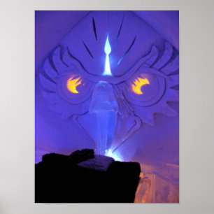 Poster Owl Room, Hotel de Glace, Quebec, Canadá