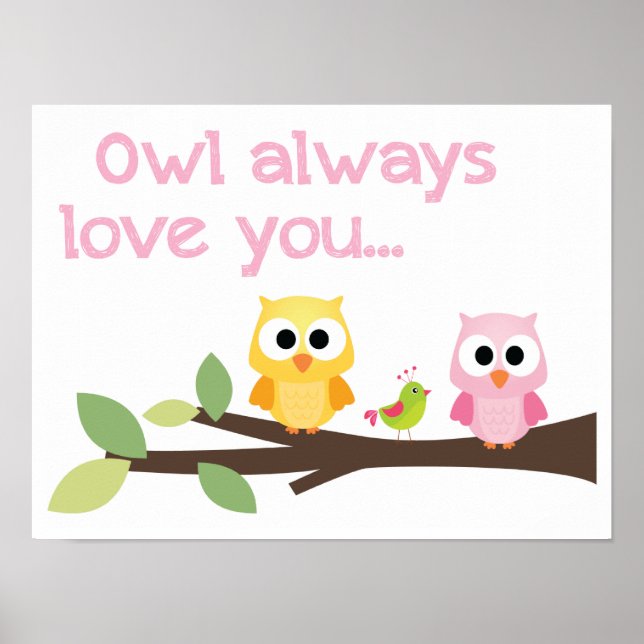 Poster Owl Sempre Te Ama (Frente)