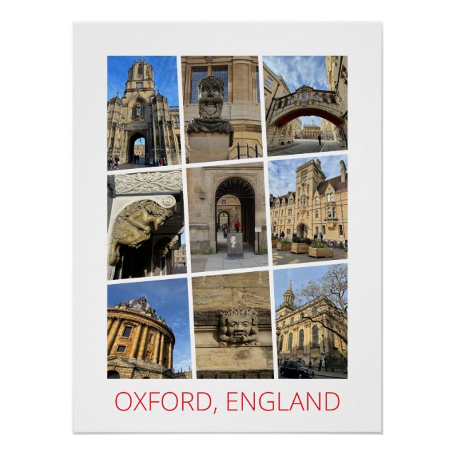 Póster Oxford (Frente)