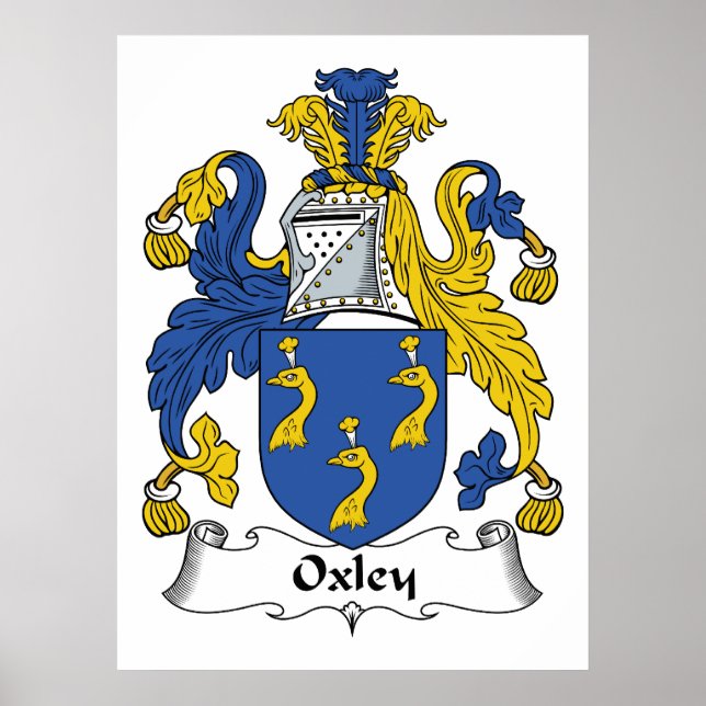 Póster Oxley Family Crest (Frente)
