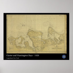 Póster Oyster Bay - 1920