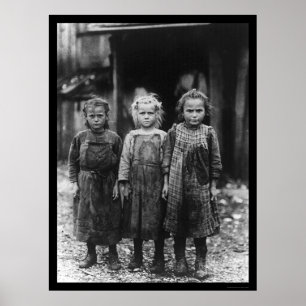Poster Oyster Shucker Girls 1910