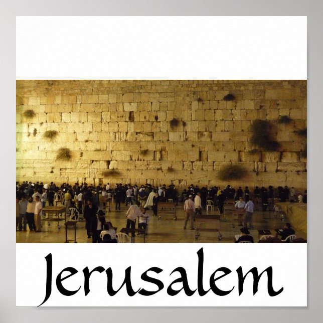 Póster P1080620, Jerusalém (Frente)