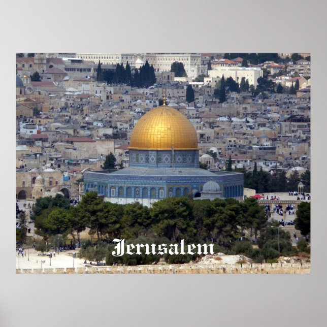Póster P1080717, Jerusalém (Frente)