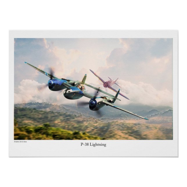 PÓSTER P-38稲妻 (Frente)