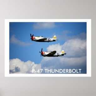 Póster P-47 RAIO "jarros agradáveis "