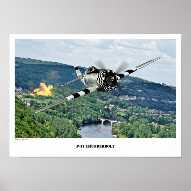 Poster P-47 Thunderbolt (Frente)