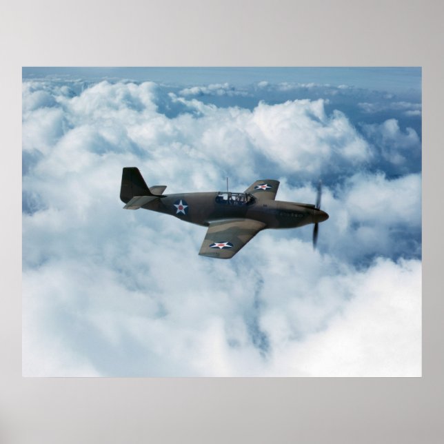 Póster P-51 Mustang (Frente)