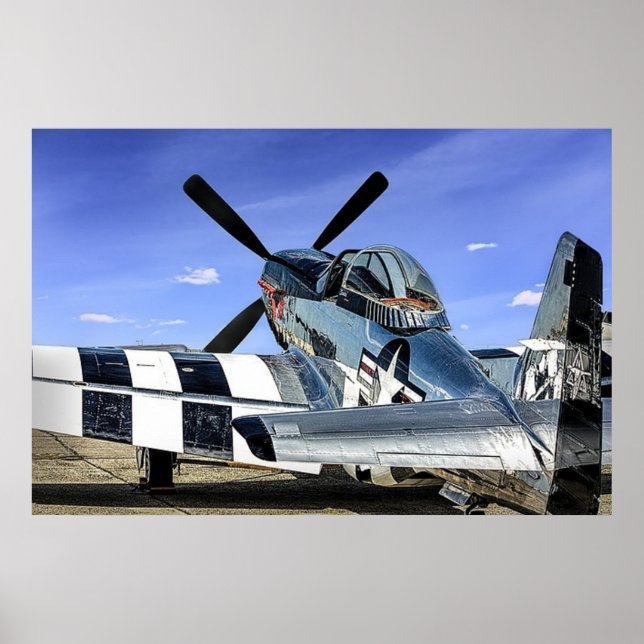 Poster P-51 Mustang (Frente)