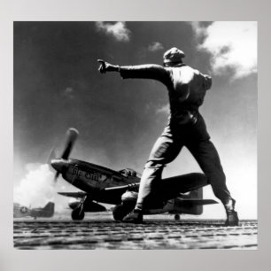 Poster P-51 Mustang