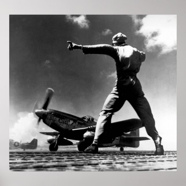 Poster P-51 Mustang (Frente)