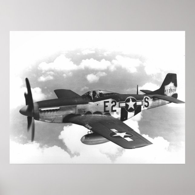 Póster P-51 Mustang (Frente)