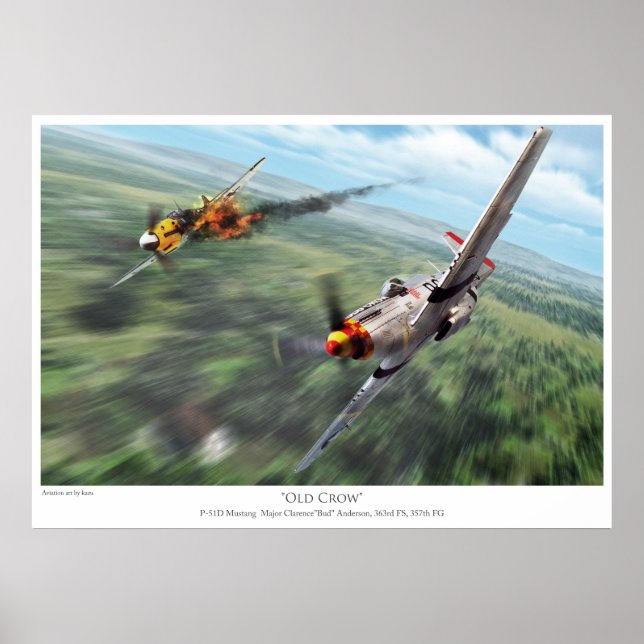 Poster P-51D Mustang (Frente)