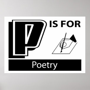 Poster P é para a poesia