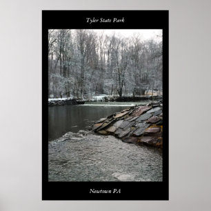 Póster PA de Newtown do parque estadual de Tyler