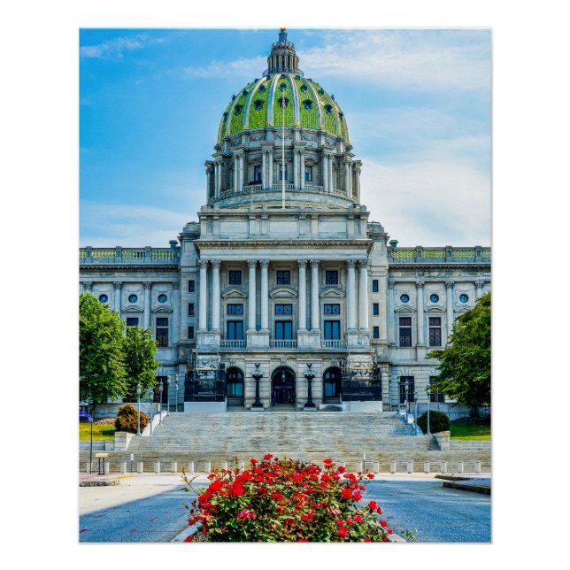 Póster PA State Capitol (Frente)