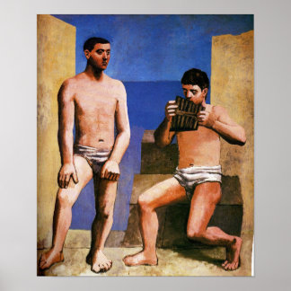 Poster Pablo Picasso - Pipes do Pan, 1923