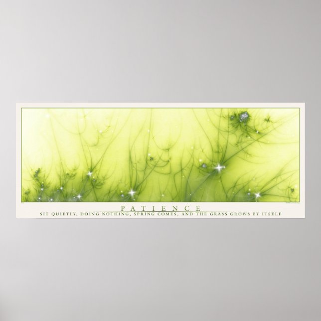 Póster Paciência (Frente)