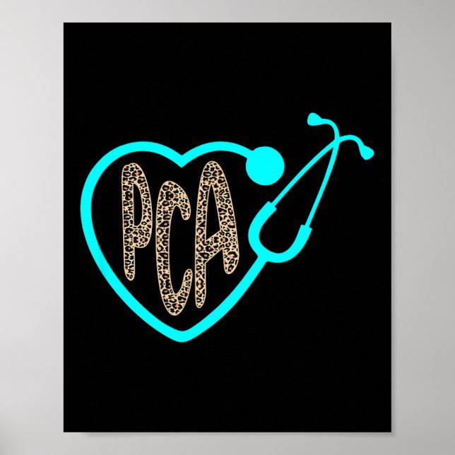 Poster Paciente Pca Cuidando de Enfermeira-Leopardo-do-Co (Frente)