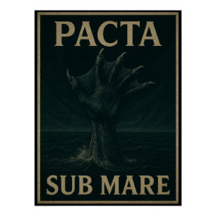 Póster Pacta Sub-Mare - Pacto de Profundidade
