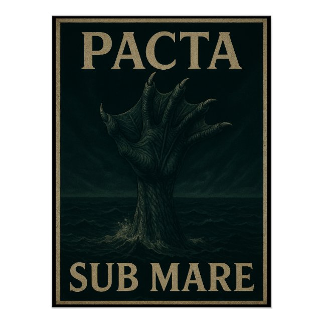 Póster Pacta Sub-Mare - Pacto de Profundidade (Frente)