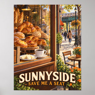 Poster Padaria Colombiana Sunnyside Manhã