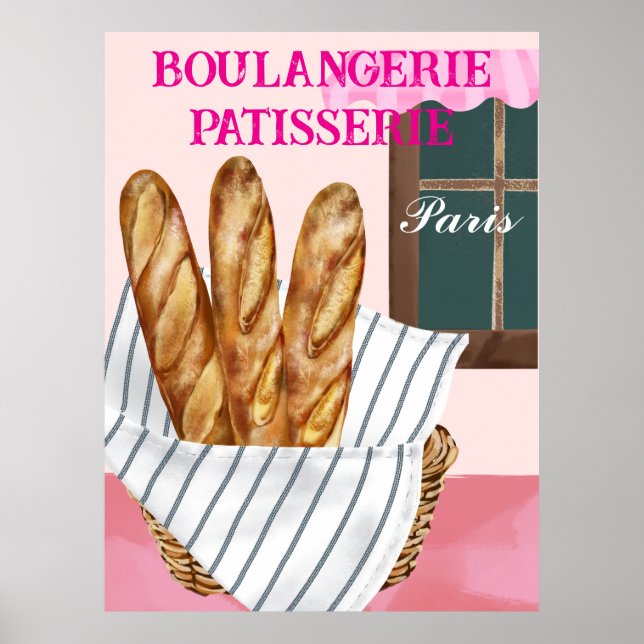 Poster Padaria Patisserie  (Frente)
