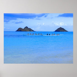 Póster Paddlers da canoa