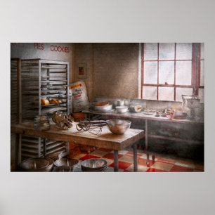 Póster Padeiro - cozinha - a padaria comercial