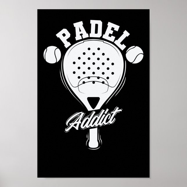 Poster Padel Addict Tênis Ballsportart (Frente)