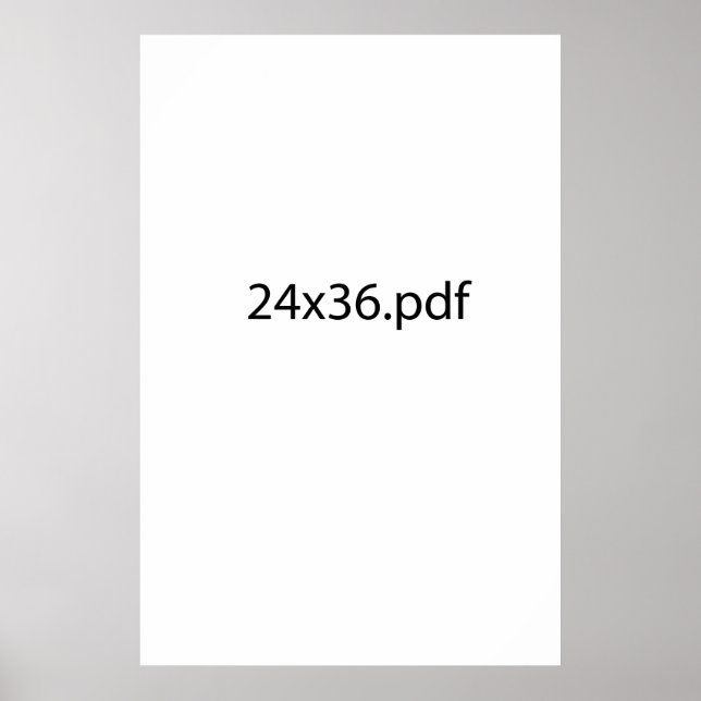 Poster Padrão 24x36 (Frente)