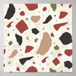 Poster padrão abstrato