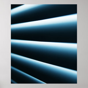 Poster padrão abstrato azul