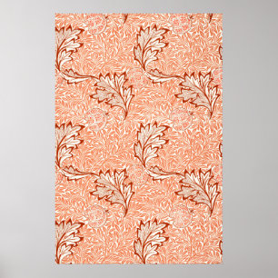Poster Padrão Botânico Vintage de Maçã de William Morris