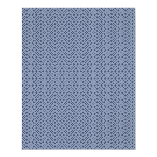 Póster padrão contínuo de formas circulares (Frente)