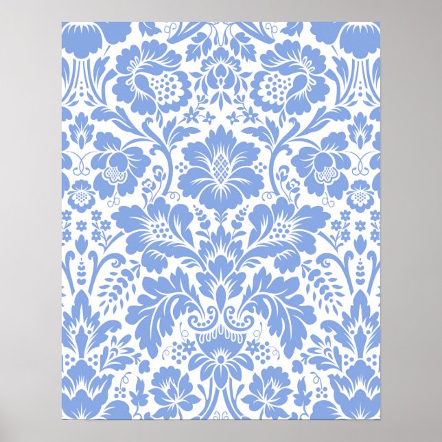 Poster Padrão Damask 5 (Frente)