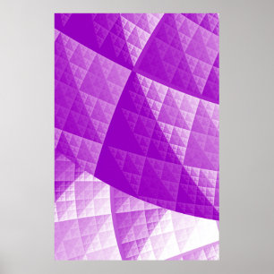 Póster Padrão de abstrato violeta