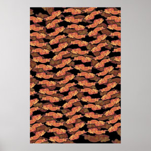 Poster Padrão de bacon